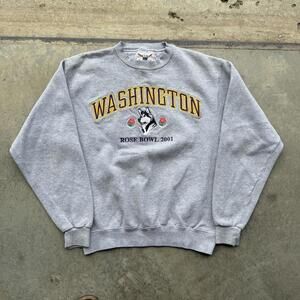 Vintage 2001 Washington Huskies Rose Bowl 2001 sweatshirt women’s medium